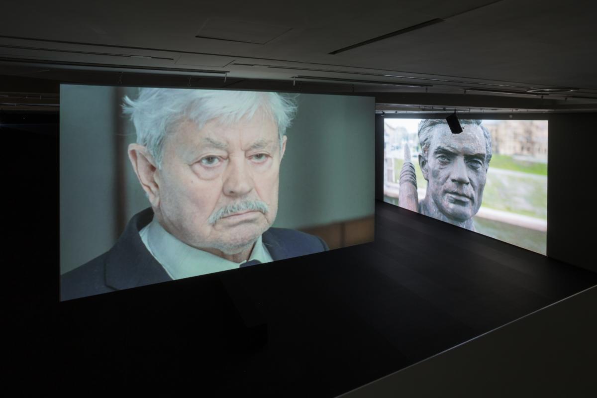 ‘Stains and Scratches’ by Deimantas Narkevičius at National Gallery of Art in Vilnius